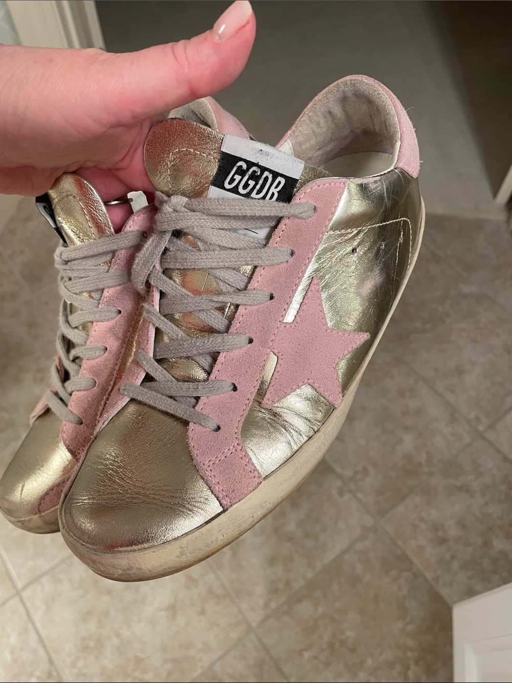 Golden Goose AUTHENTIC superstar low sneaker sz 39/9